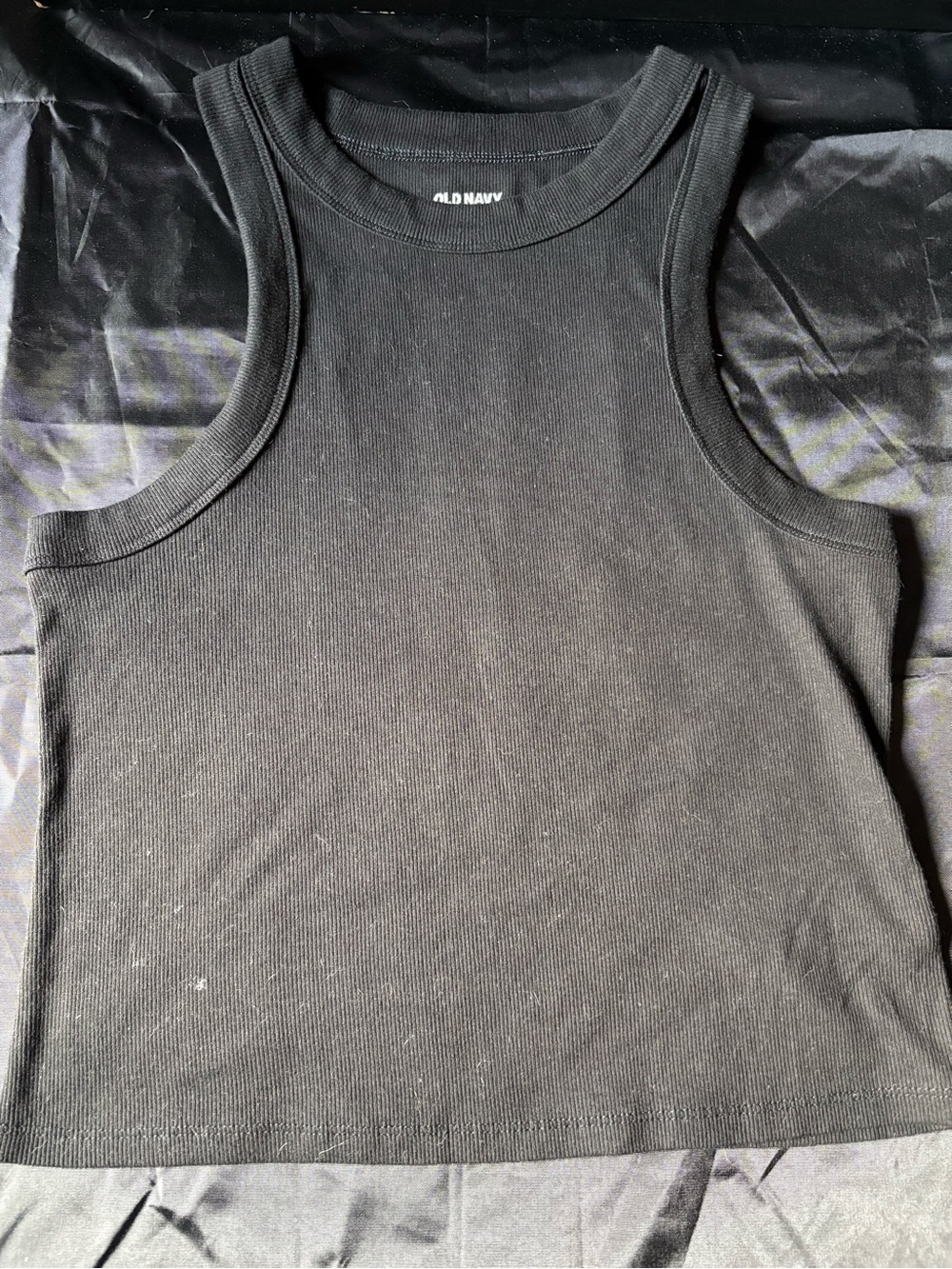 Old Navy Black Girls Ribbed Tank Top